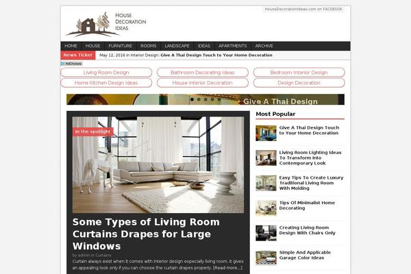 Main theme site design template sample