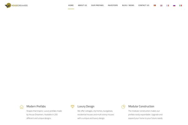 Ambient theme site design template sample