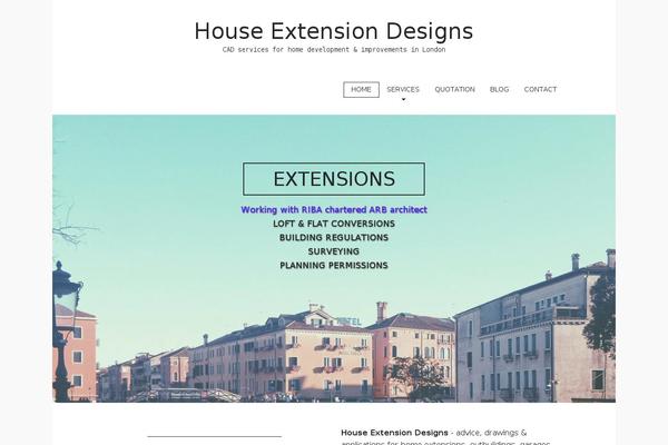 Matheson theme site design template sample