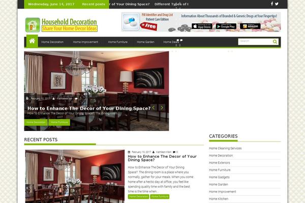 SuperMag theme site design template sample