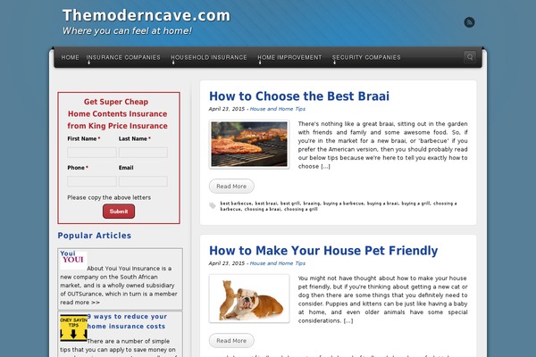 household-insurance.co.za site used Alyeska