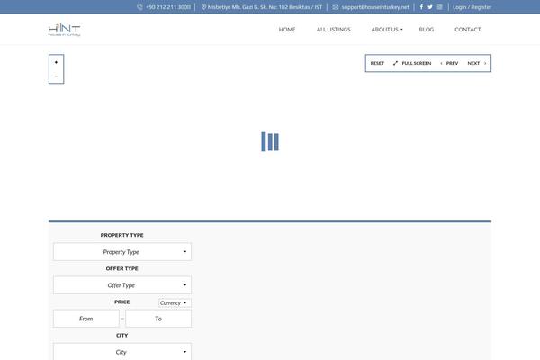 Site using Myhome-idx-broker plugin
