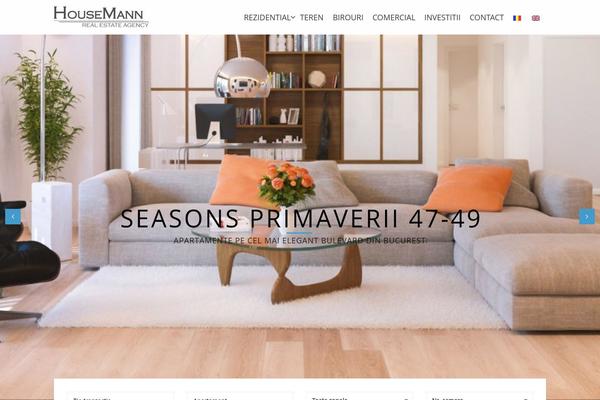 Realty theme site design template sample
