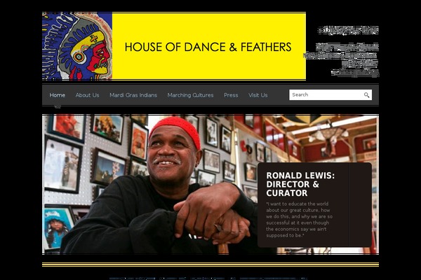 houseofdanceandfeathers.org site used Blackbird