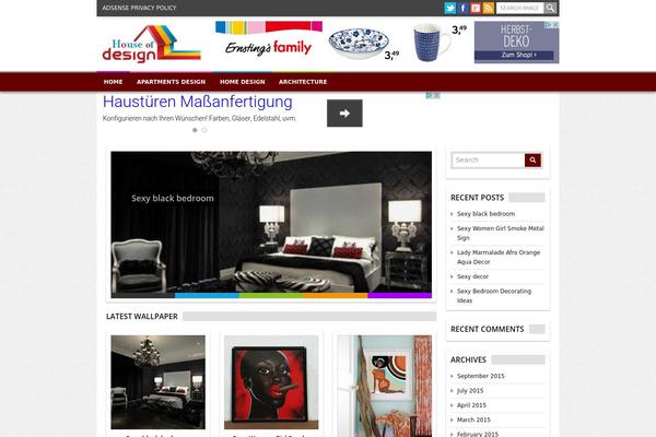 Kodok theme site design template sample