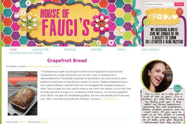 Site using Yummly Rich Recipes plugin