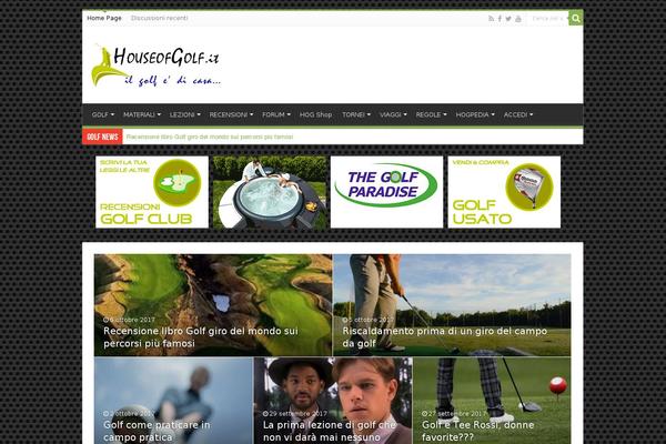 Sahifa theme site design template sample