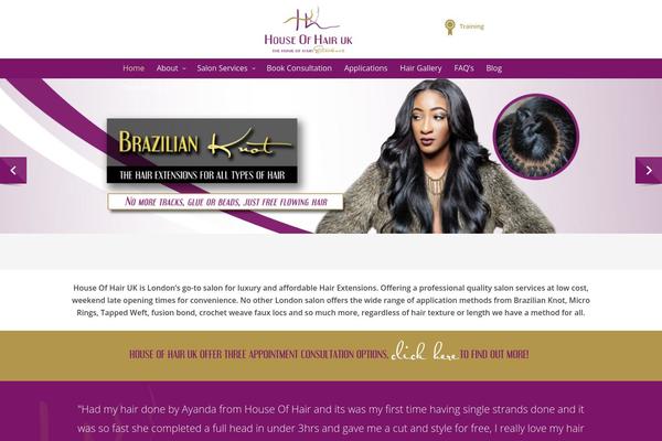 Salient theme site design template sample