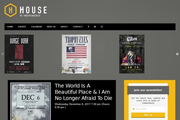 Site using Slider plugin