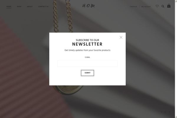 North theme site design template sample