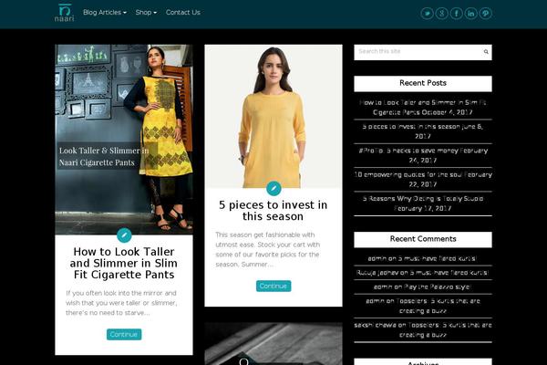 Merapi theme site design template sample