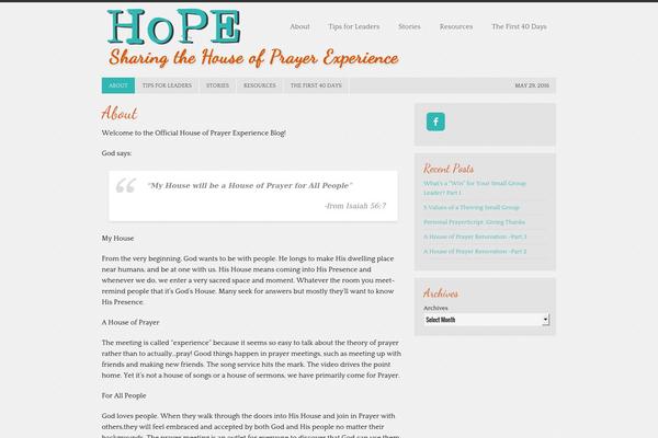 Site using Really Simple Share plugin