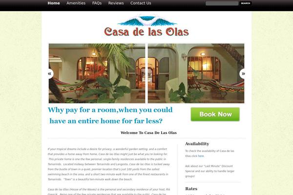 Pacifica theme site design template sample
