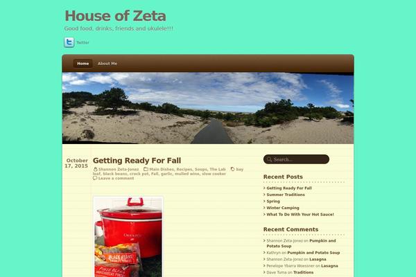Notepad theme site design template sample