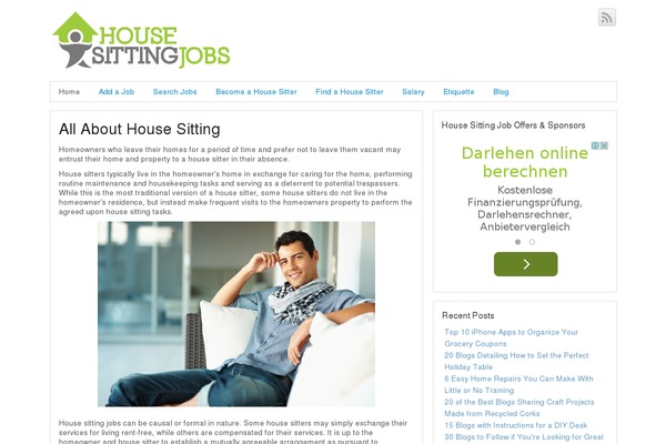 housesittingjobs.com site used Response Pro