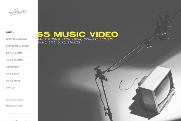 Raw theme site design template sample