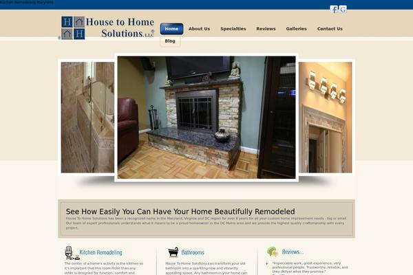 House theme site design template sample