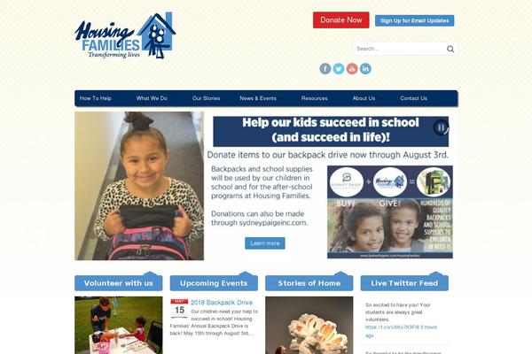 Impreza Child theme site design template sample