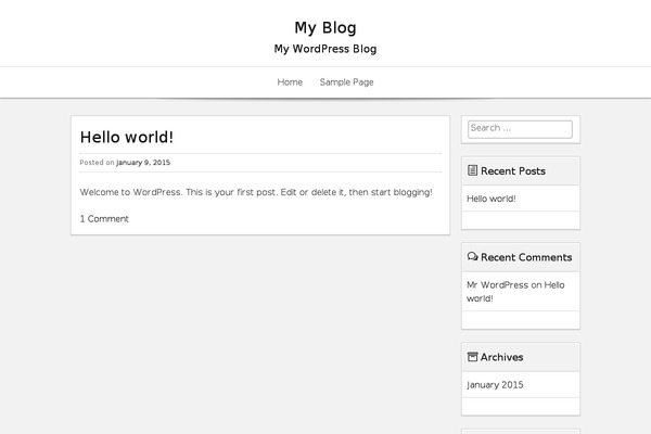 Base WP theme site design template sample