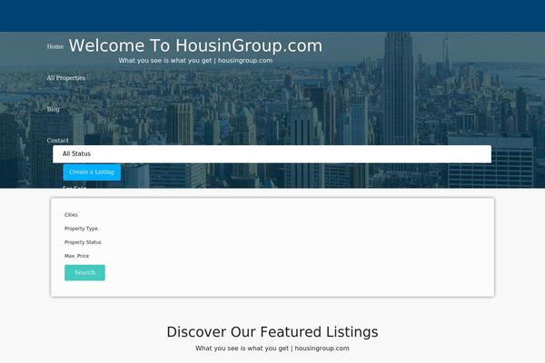 Site using Houzez-theme-functionality plugin