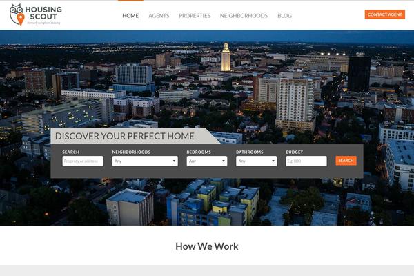 SpotFinder theme site design template sample