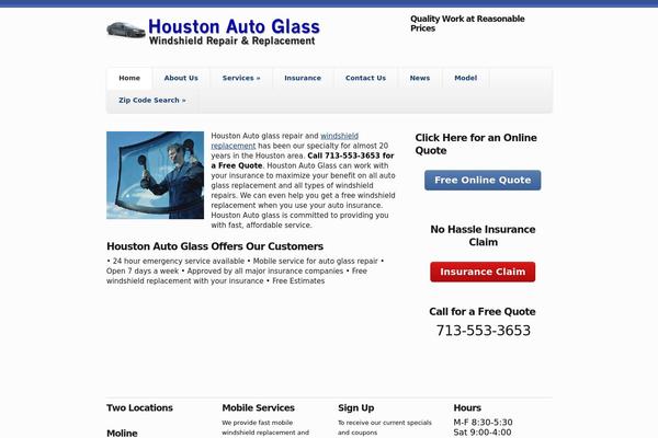 houston-auto-glass.com site used Skeleton