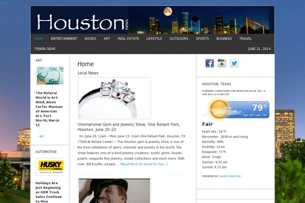 Newslist theme site design template sample