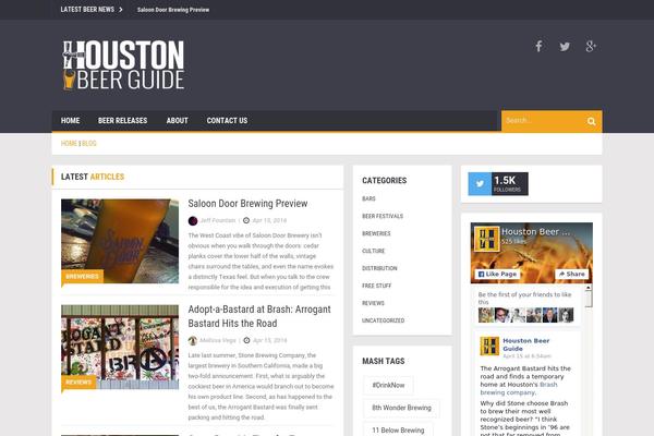 houstonbeerguide.com site used Ad-mag