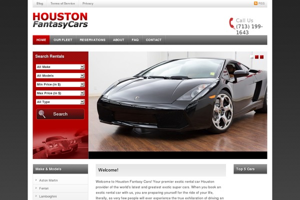 Automobile theme site design template sample