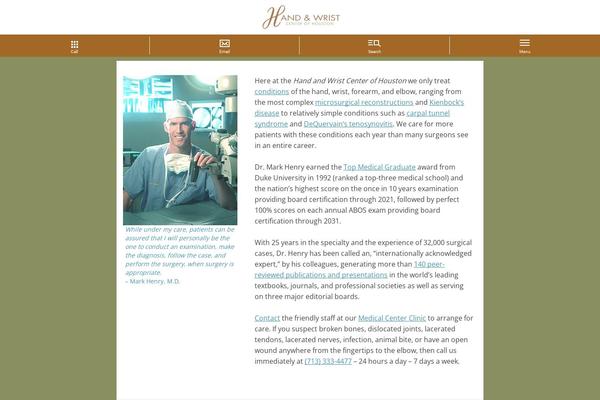 houstonhandandwrist.com site used Touch