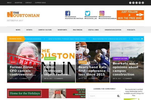Color Magazine theme site design template sample