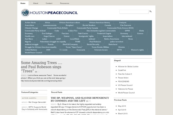 houstonpeacecouncil.com site used Mimbo