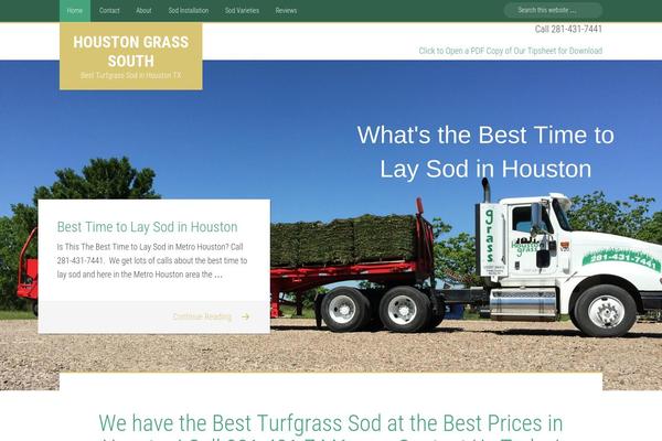 houstonturfgrass.com site used Education Pro