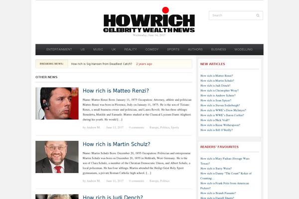 how-rich.com site used Spinoko