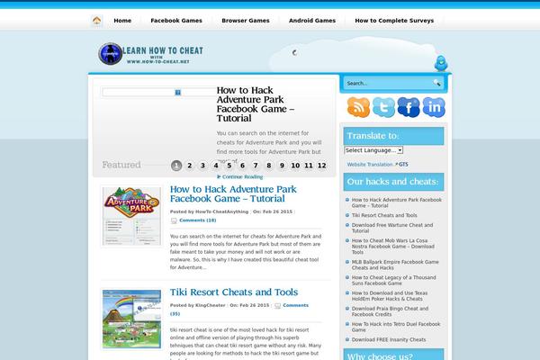 Nublu theme site design template sample