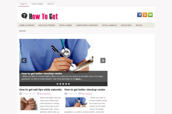 Finesse theme site design template sample