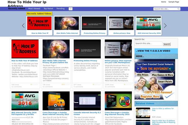 Site using Ama_search_bar plugin