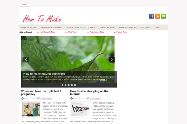 Finesse theme site design template sample