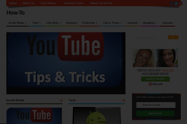 MesoColumn theme site design template sample