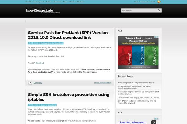 Convergence theme site design template sample