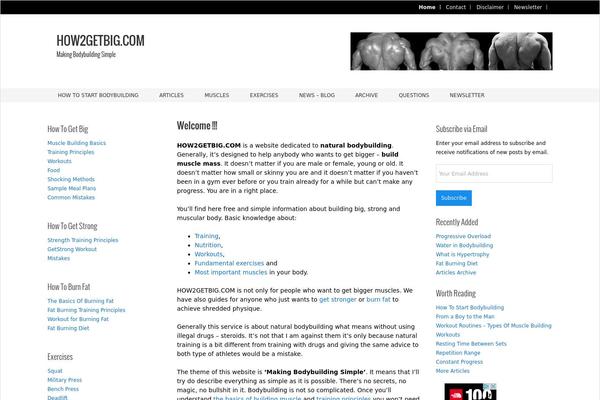 Exray theme site design template sample