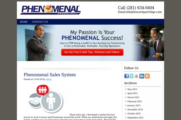 Hp theme site design template sample