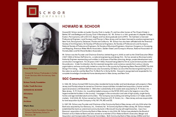 Pcg theme site design template sample