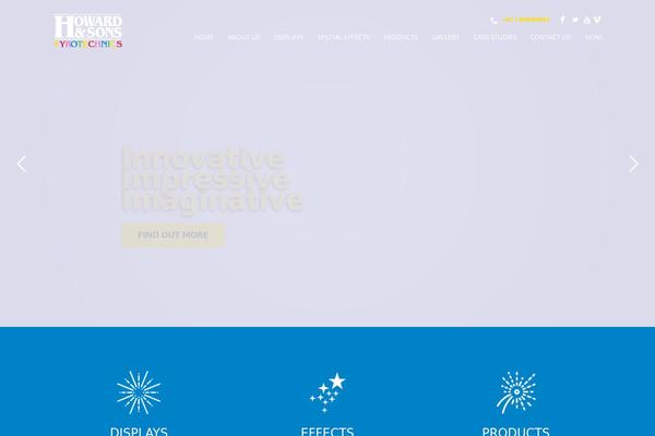 Site using Cool Timeline plugin