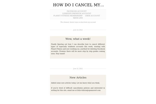 Manifest theme site design template sample