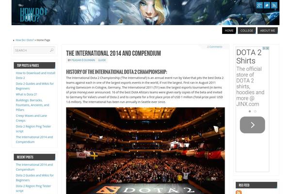Parabola theme site design template sample