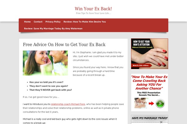 Frente theme site design template sample