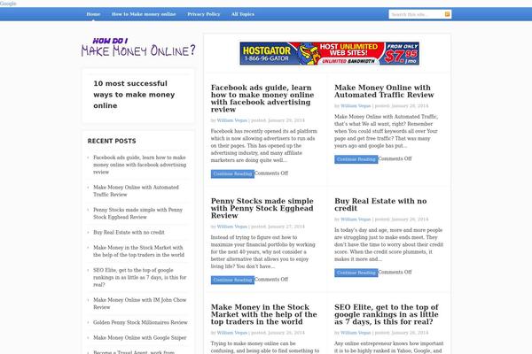 Smartblog theme site design template sample