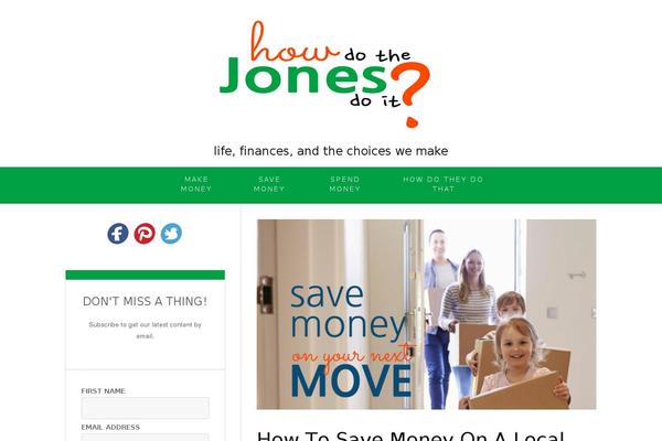 Site using Social-warfare plugin