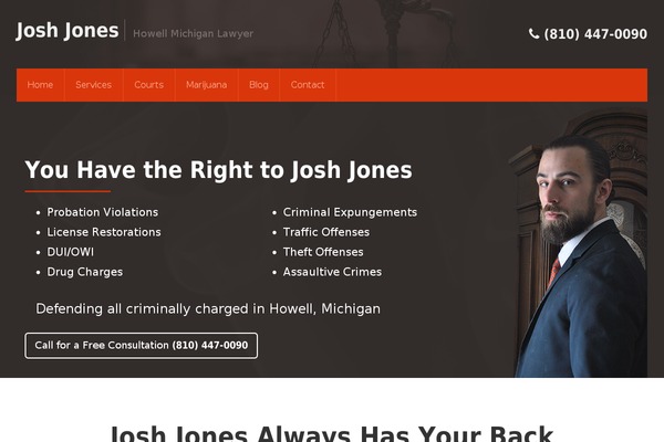 Legalized theme site design template sample